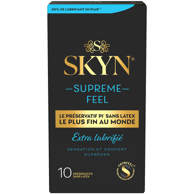 Préservatif SKYN Supreme Feel Extra lubrifié x10