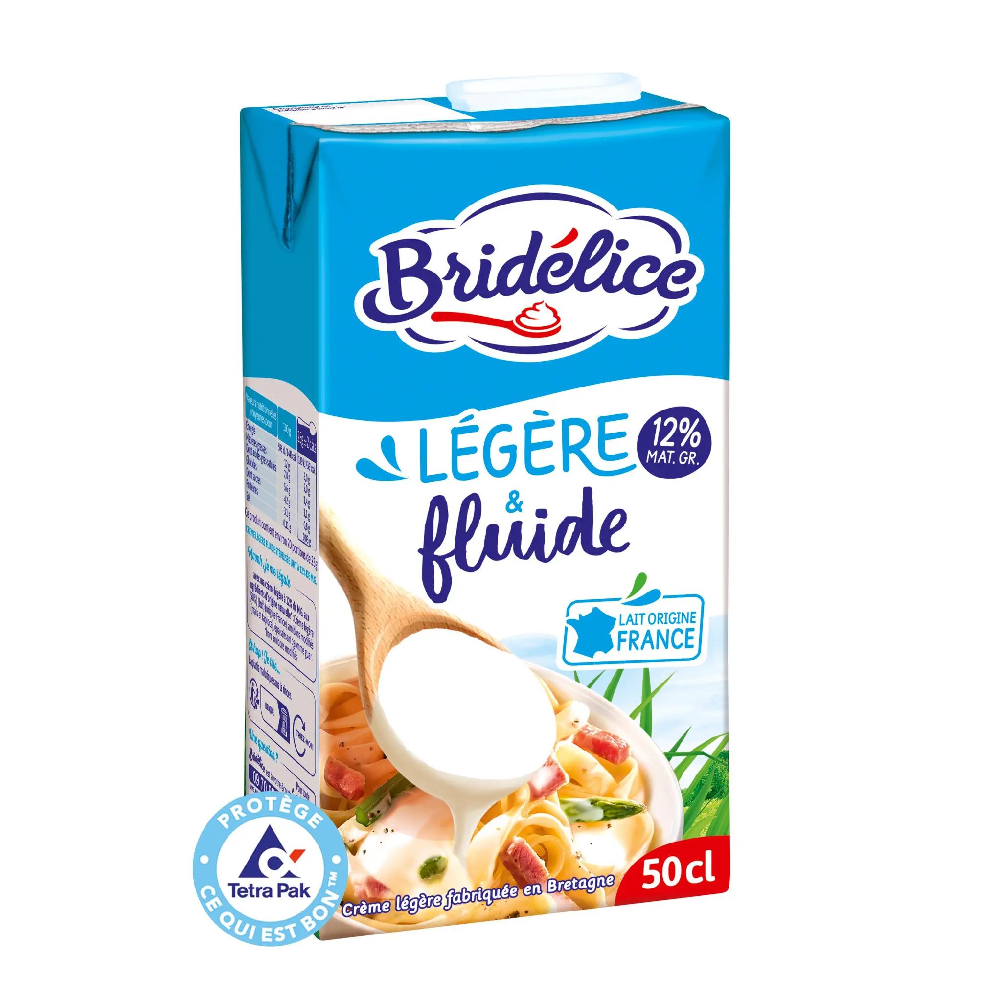BRIDELICE Crème fraîche légère et fluide 12% MG