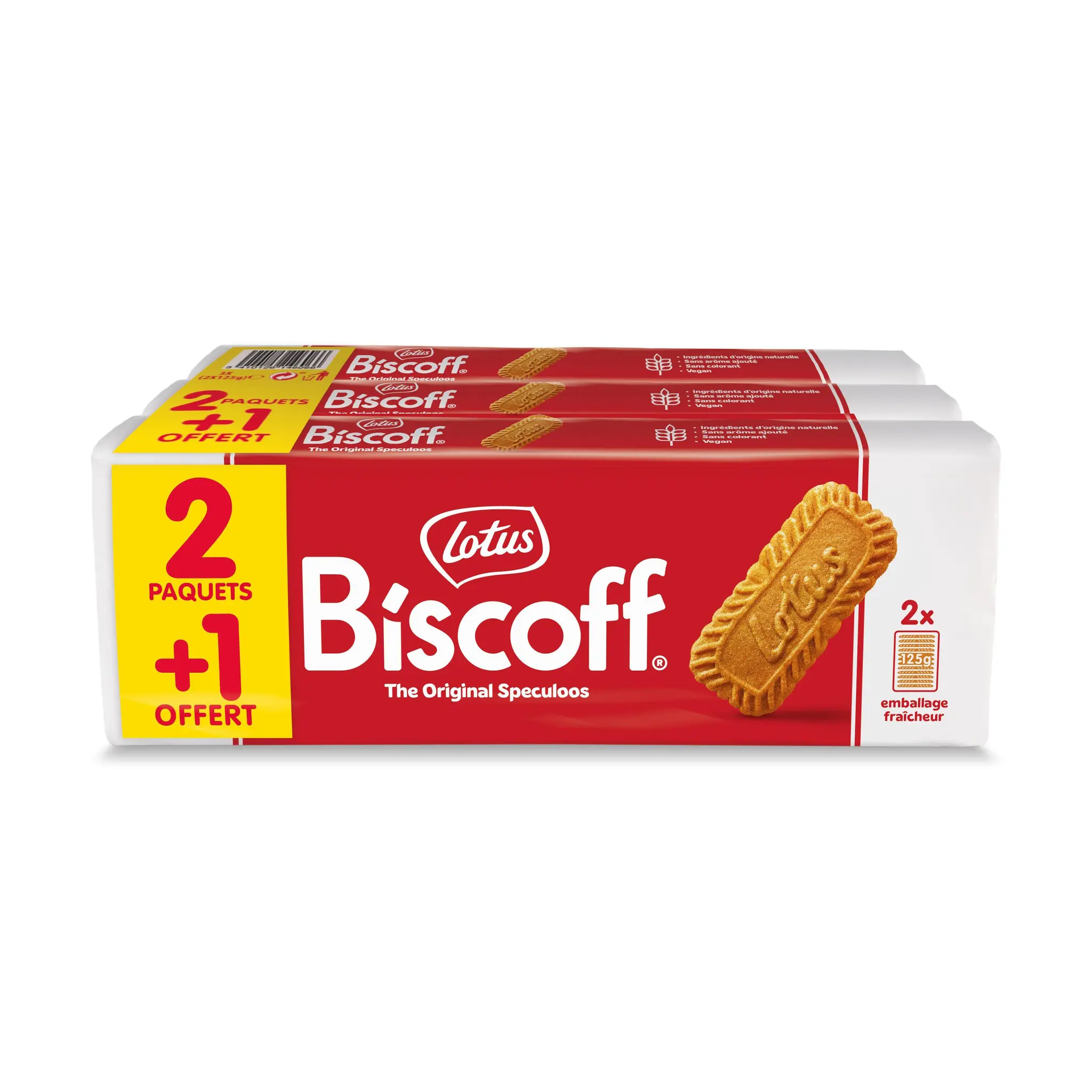 LOTUS Speculoos original au goût caramélisé 2+1 Offert