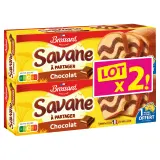 BROSSARD Savane gâteau classique marbré au chocolat