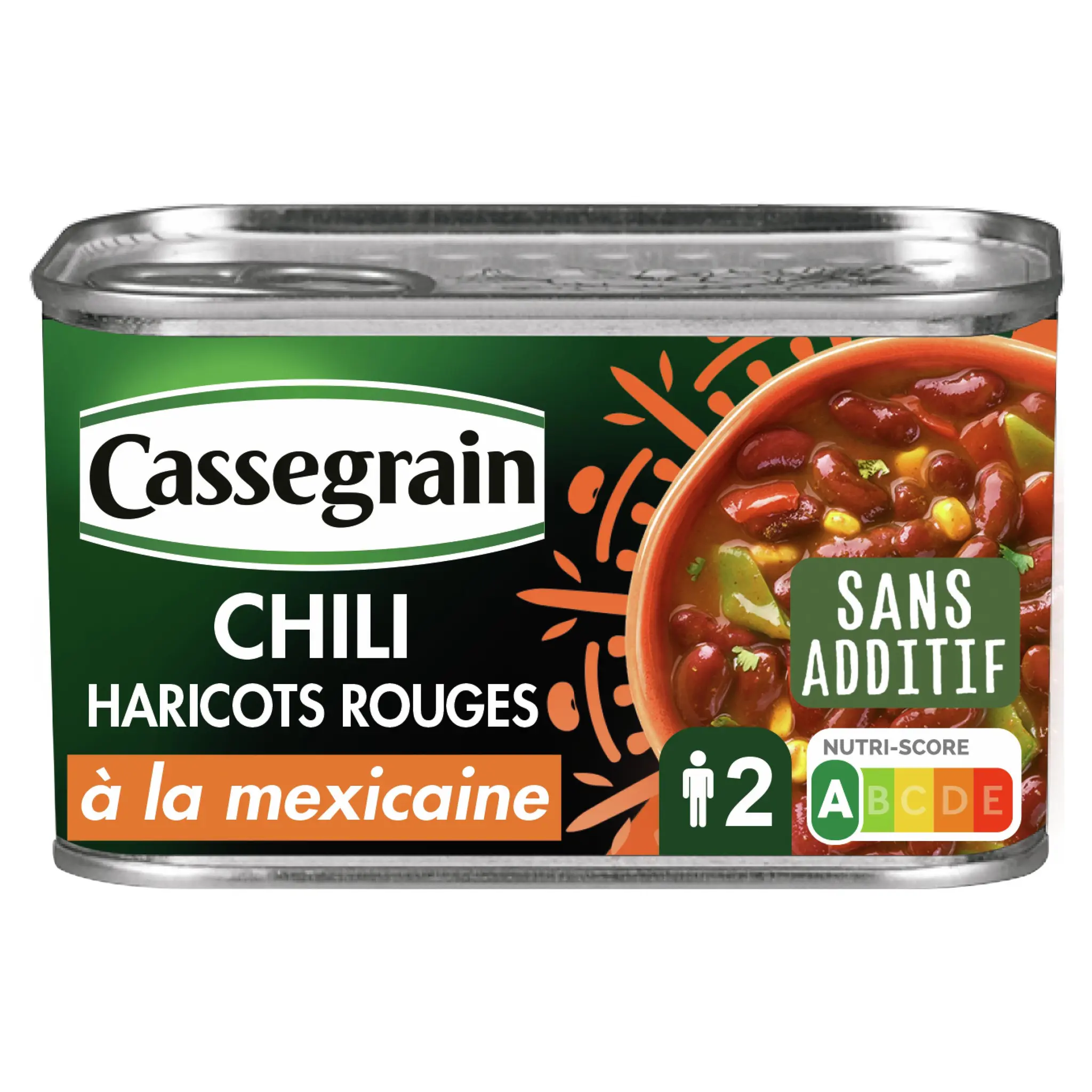 CASSEGRAIN Chili de haricots rouges à la mexicaine