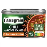 CASSEGRAIN Chili de haricots rouges à la mexicaine