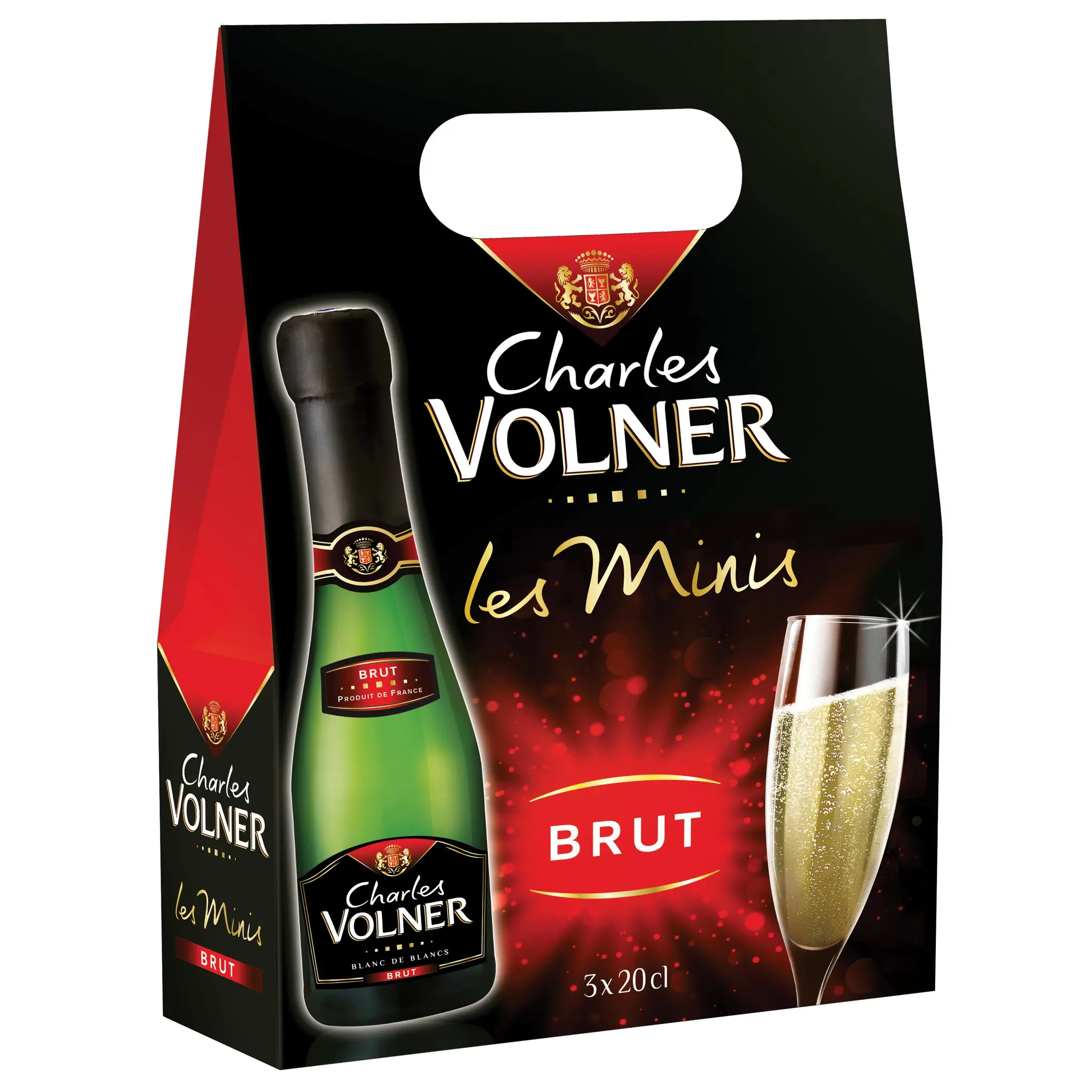 CHARLES VOLNER Vin mousseux blanc de blancs Les minis brut