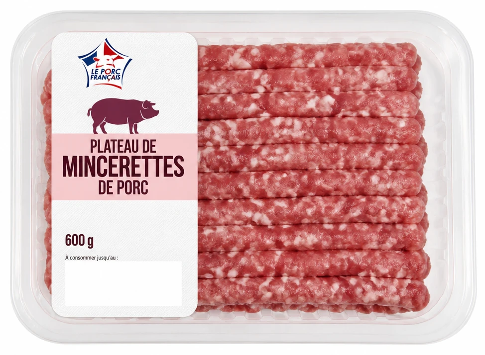 Plateau de mincerettes de porc