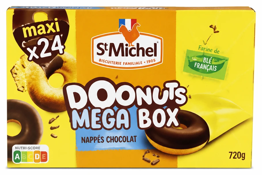 St Michel Doonuts Nappés Chocolat