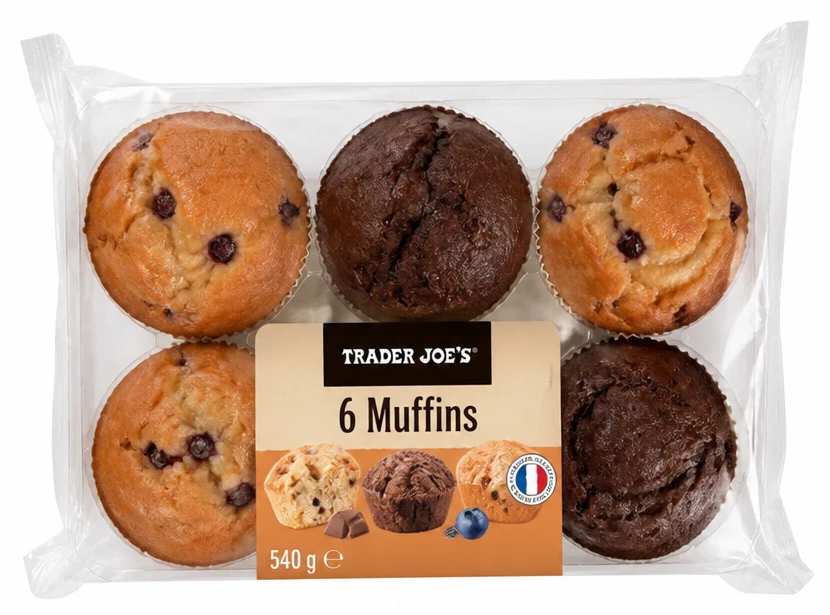 Trader Joe's 6 Muffins