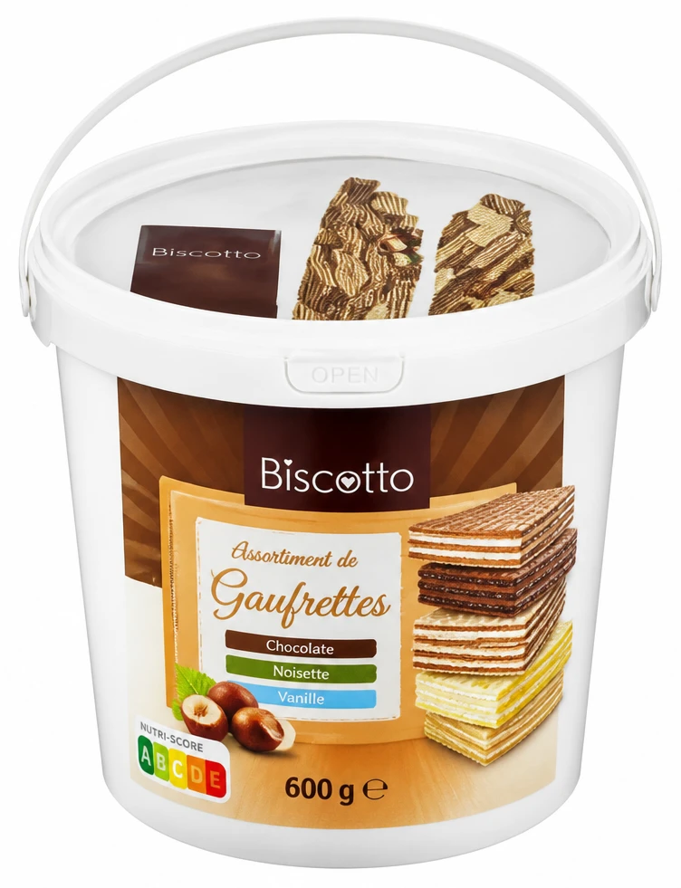 Biscotto Assortiment de gaufrettes