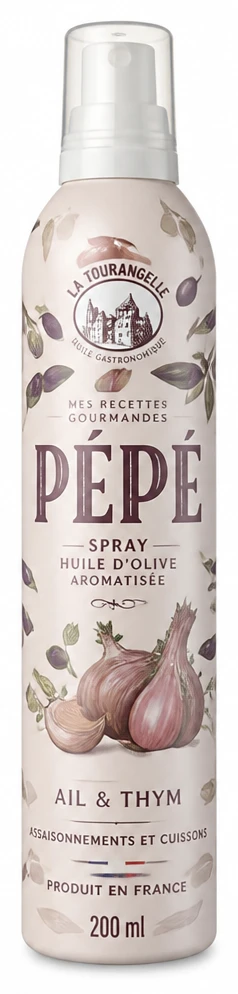 Spray huile d'olive aromatisée