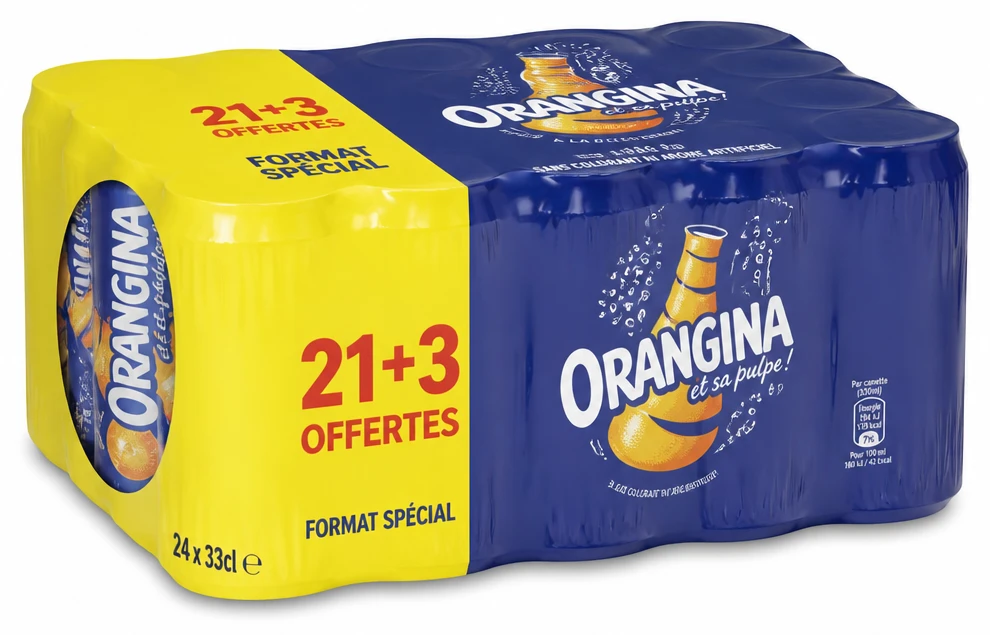Orangina pack de 24 x 33 cl