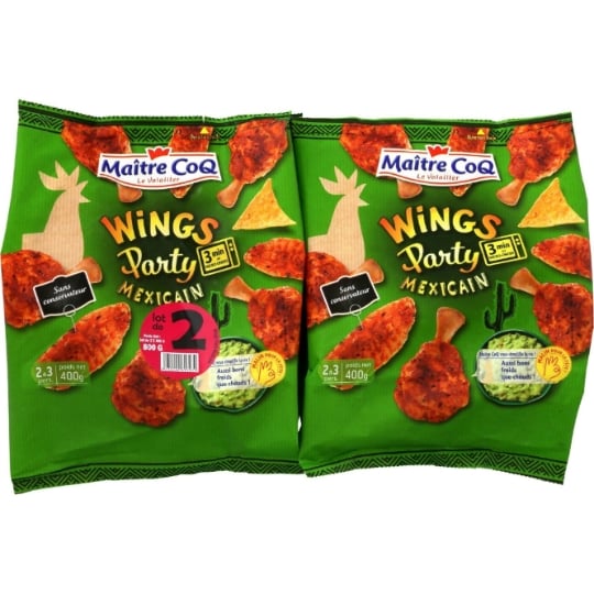 Wings Party Mexicain MAITRE COQ