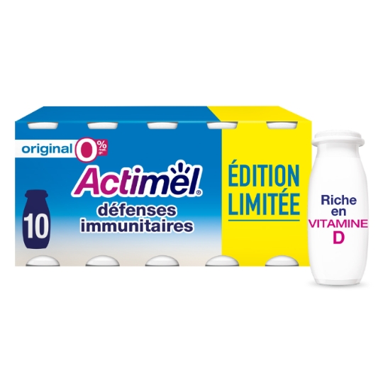 Yaourts à boire Nature 0% MG ACTIMEL