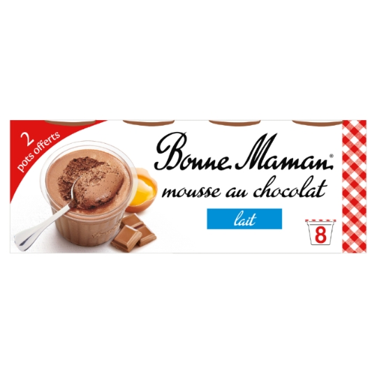 Mousse au Chocolat Lait BONNE MAMAN