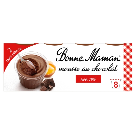 Mousse au Chocolat Noir 70% BONNE MAMAN