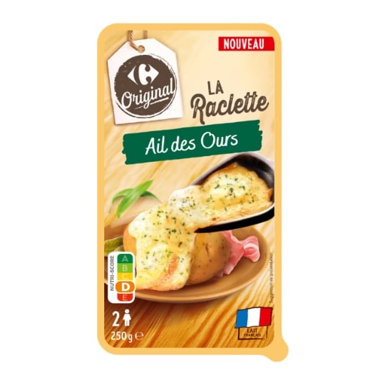 Fromage à Raclette en Tranches à l'Aïl des Ours CARREFOUR ORIGINAL