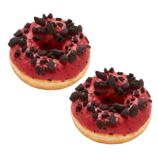 Donuts Rouge aux Eclats de Cookies