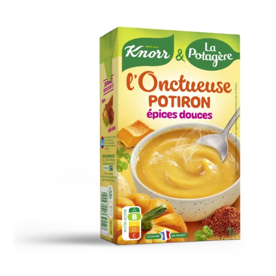 Soupe L'Onctueuse au Potiron et aux Epices Douces KNORR & LA POTAGERE