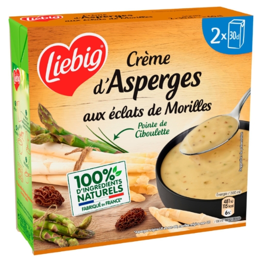 Crème d'asperges aux éclats de morilles LIEBIG