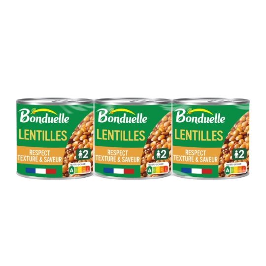 Lentilles BONDUELLE