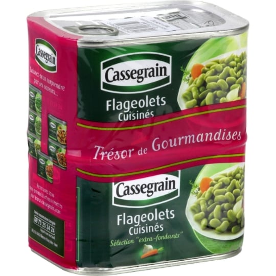 Flageolets Cuisinés CASSEGRAIN