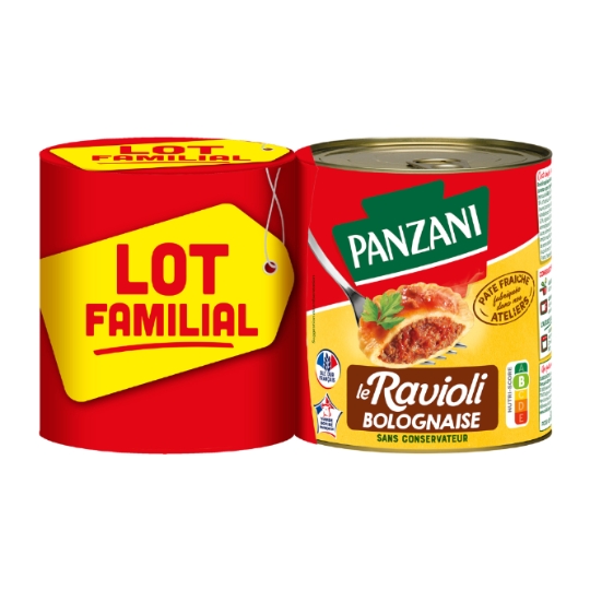 Plats cuisinés ravioli bolognaise PANZANI