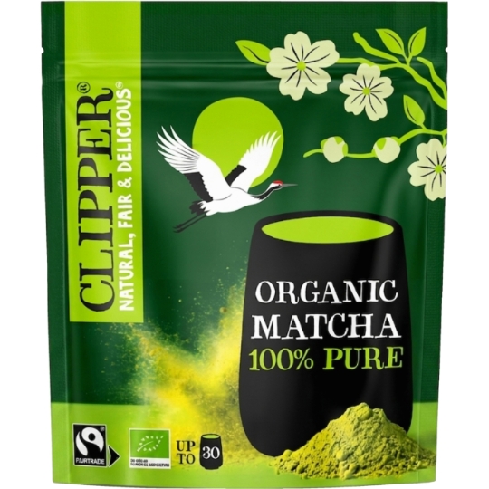 Thé Vert Matcha  Bio 100% Pur en Poudre CLIPPER