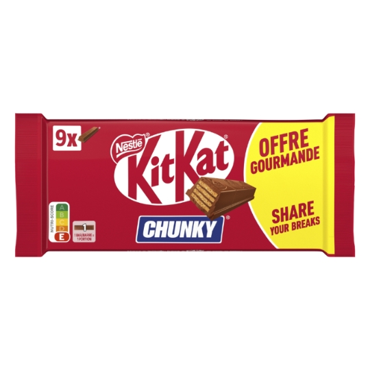 Barres Chocolatées Lait KITKAT