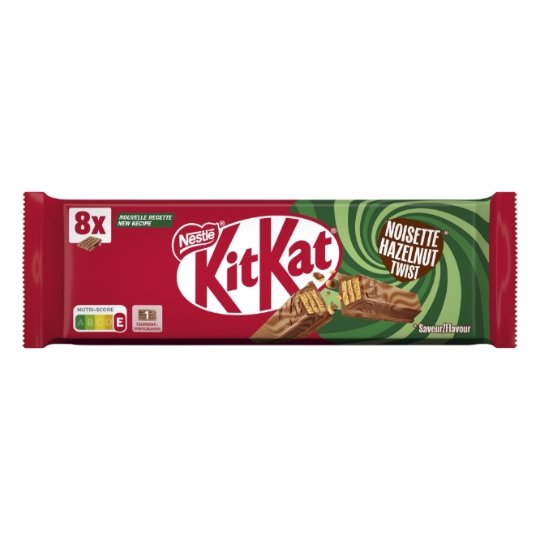 Barres Chocolatées Lait Noisette KITKAT