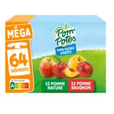 Compote pomme, brugnon sans sucres ajoutés POM'POTES