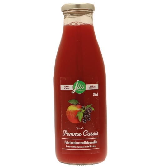 Jus de Pomme Cassis 100% Pur Jus Fabrication Traditionnelle LES JUS COVIFRUIT