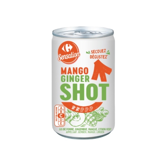 Shot Gingembre et Mangue CARREFOUR SENSATION