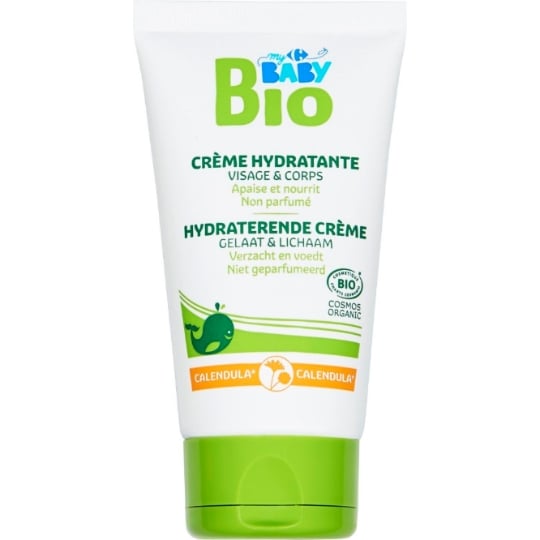 Crème Bébé Hydratante Corps et Visage CARREFOUR BABY BIO