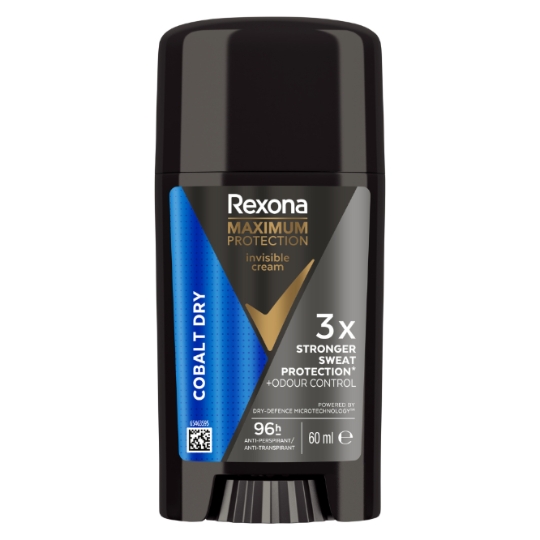Déodorant Stick Homme Anti-Transpirant 96h Cobalt Dry Maximum Protection REXONA