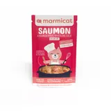 Pâtée pour Chat Adulte en Gelée Sans Céréales Saumon Courgettes Baies de Goji MARMICAT