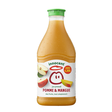 Pur jus réfrigéré pomme, mangue Sans sucres ajoutés - INNOCENT - 1,35L
