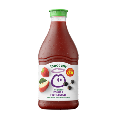 Pur jus réfrigéré pomme fruits rouges Sans sucres ajoutés - INNOCENT -1,35L