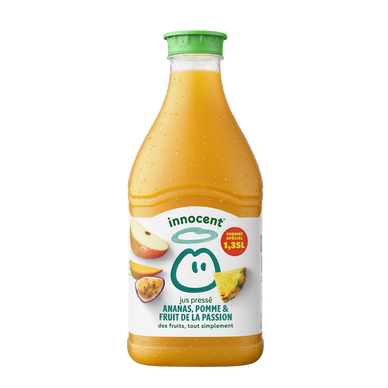Pur jus réfrigéré ananas passion Sans sucres ajoutés - INNOCENT - 1,35L
