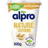 Dessert végétal soja nature à l'avoine ALPRO - 500g