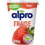 Dessert végétal Soja fraise ALPRO 500g