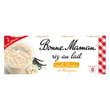 Riz au lait vanille naturelle BONNE MAMAN, 8x100g dont 2 offerts