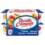 Yaourt aux fruits RECETTE CREMEUSE DANONE - 16x125g