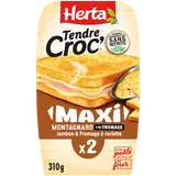 Croque Monsieur MAXI Montagnard Sans Nitrite HERTA Tendre Croc x2 - 310g