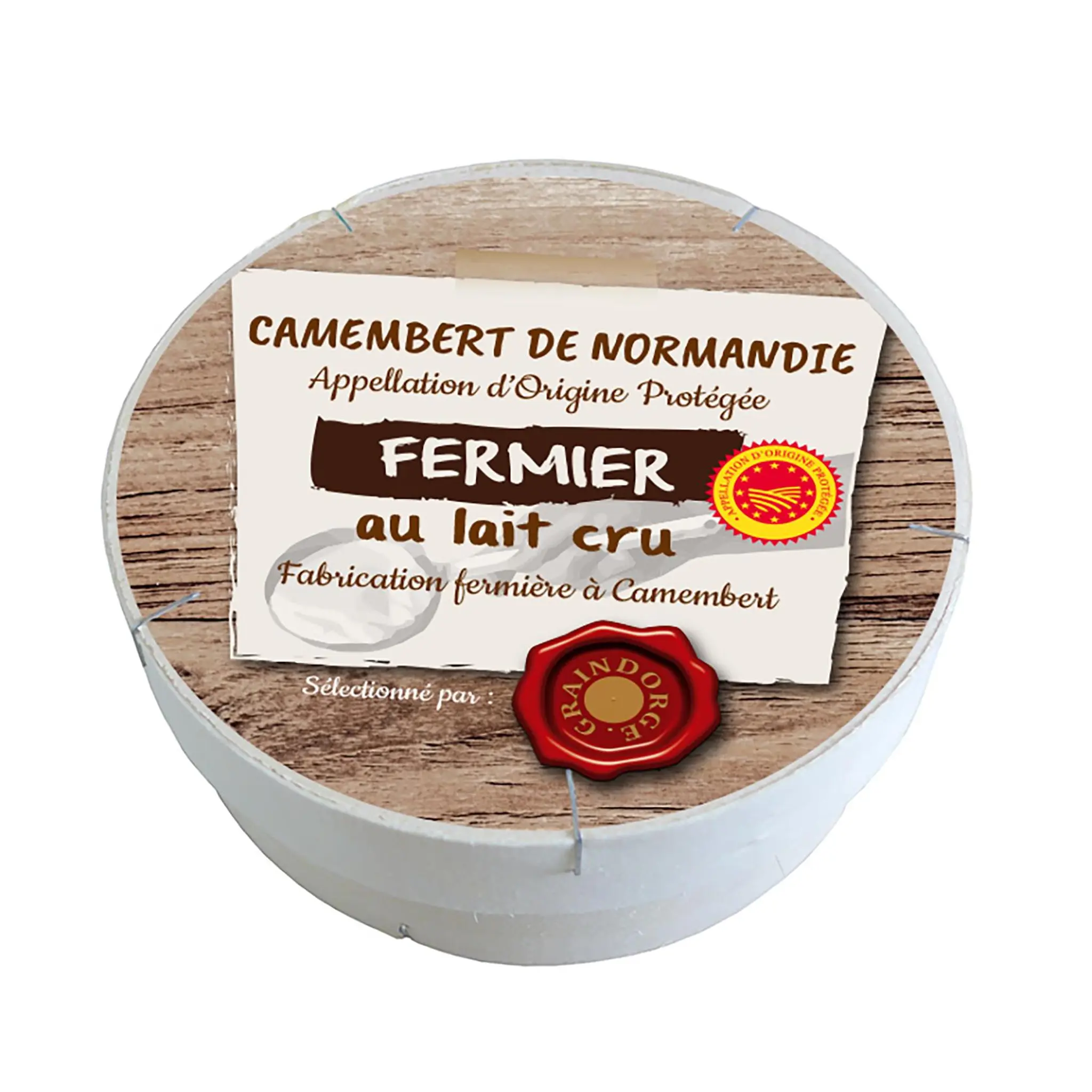 GRAINDORGE Camembert de Normandie fermier au lait cru