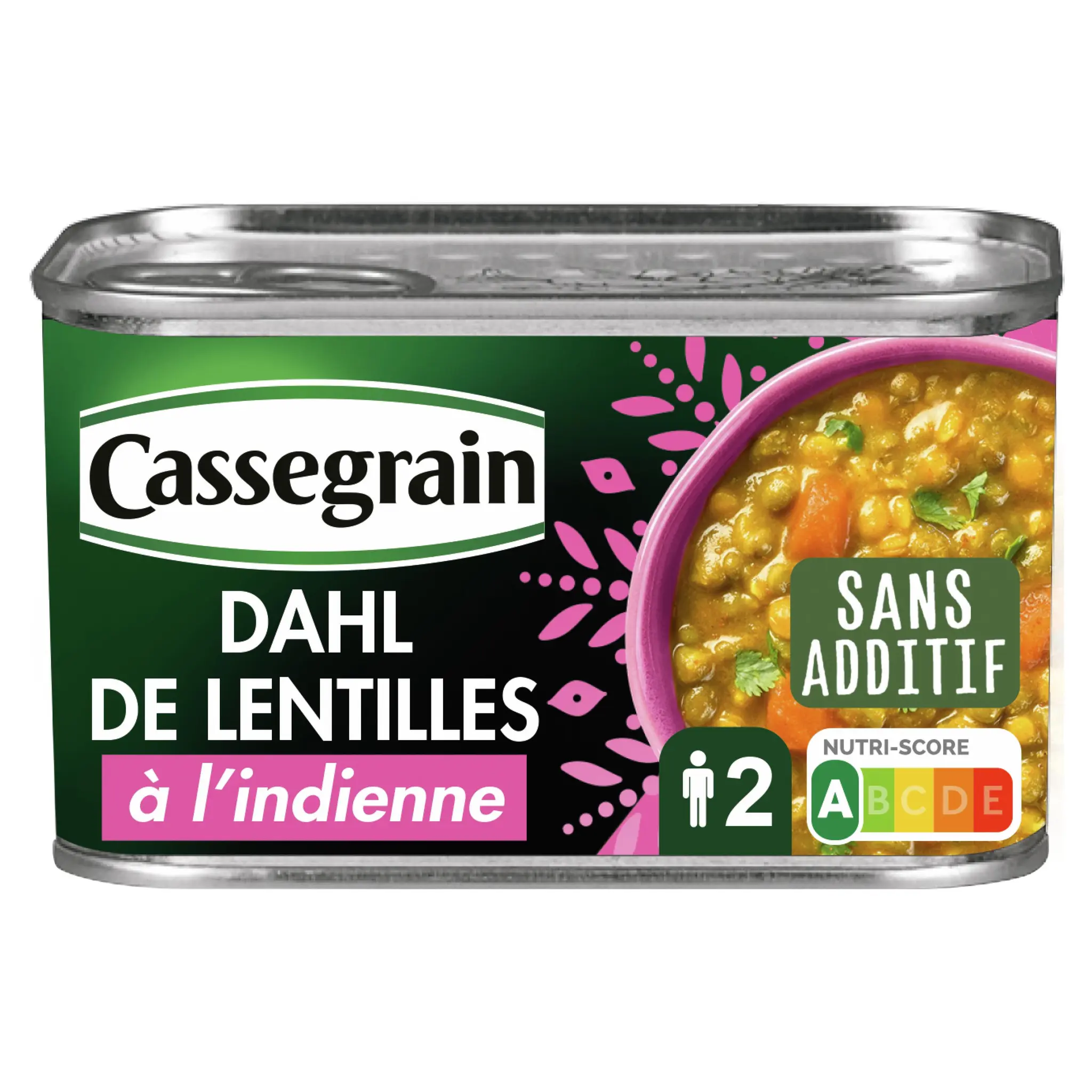 CASSEGRAIN Dahl de lentilles à l'indienne
