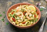 Tagliatelles aux crevettes ail & persil, Frichti (405 g)