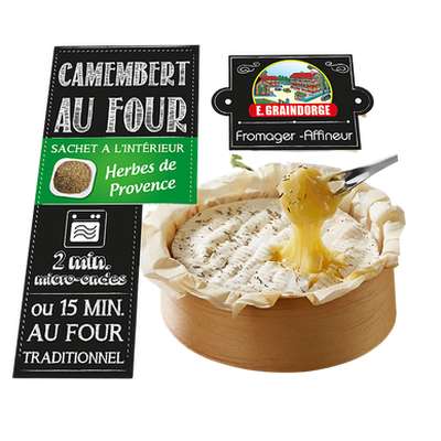 Camembert au four herbes de provence, E. Graindorge (250 g)