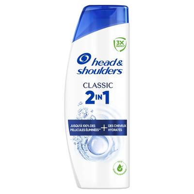 Head & Shoulders Shampoing Antipelliculaire 2en1 Classic, 300ml