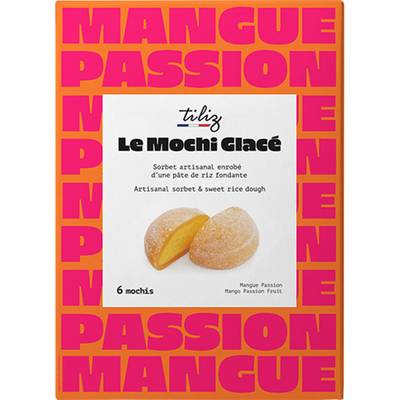 Tiliz Mochi glacé Mangue/Passion, 210g