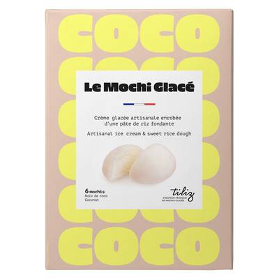 Tiliz Mochi glacé Noix de coco, 210g