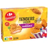 Aiguillettes de poulet panées Saveur Samouraï CARREFOUR SENSATION
