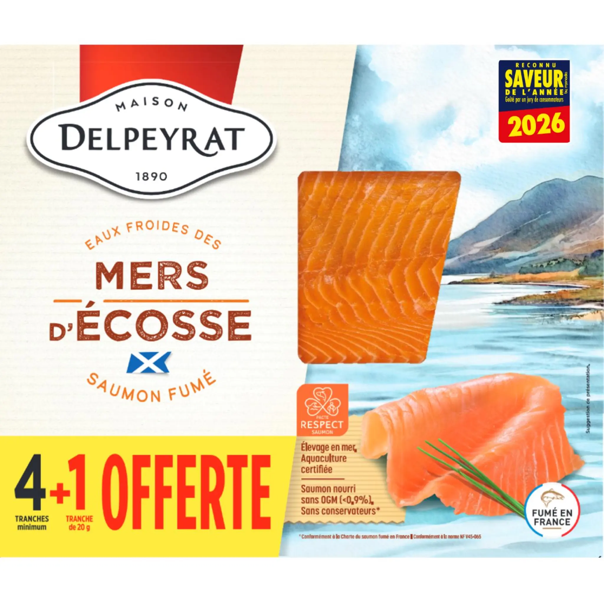 DELPEYRAT Saumon fumé d'Ecosse